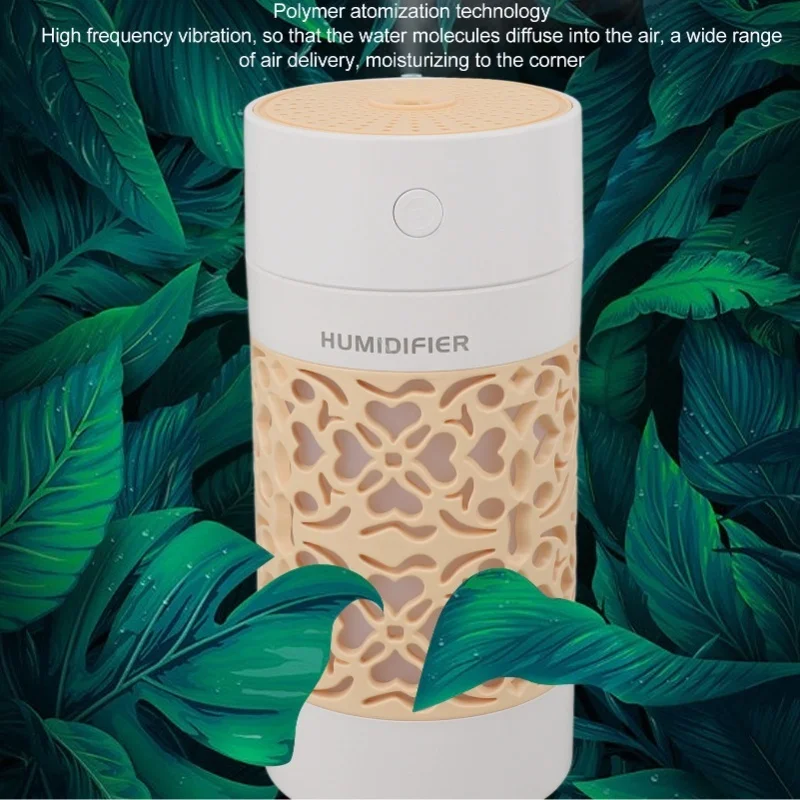 Car Humidifier Ultra Sound Large Spray Volume Quiet USB Mini 250ML Car Essential Oil Diffuser For Desktop Office Bedroom