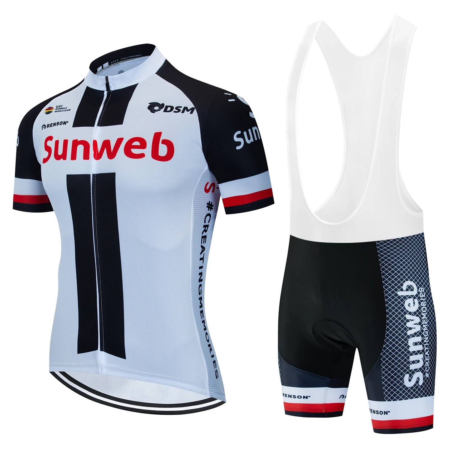 Sunweb 7 時間ライドパッドマイヨサイクリングマン M - Mountain Biking Jerseys Men のレビューと価格