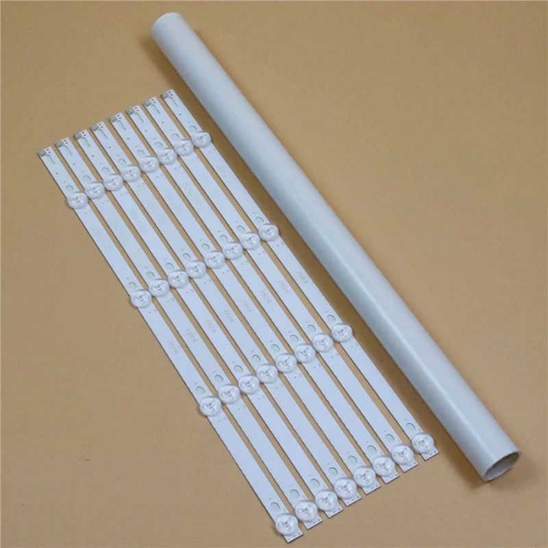 

8 шт./компл., новые светодиодные лампы для телевизора K430WDC1 A3, полосы подсветки для Philips 43PUT6002, комплекты лент 4708-K43WDC-A3113N01, ленты