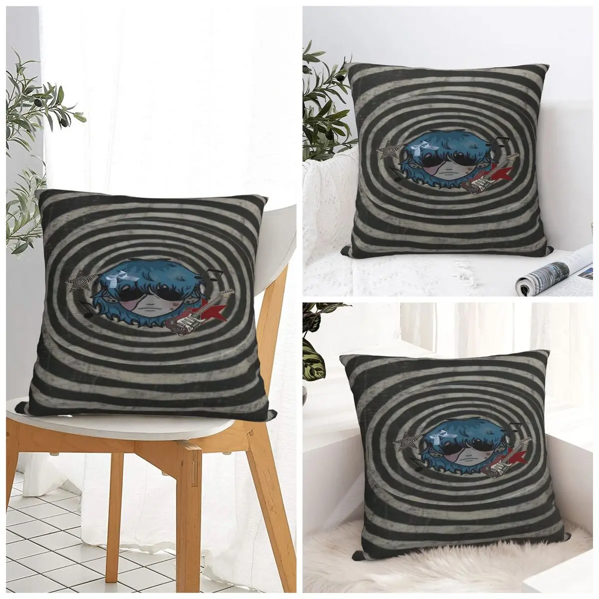 Funda de almohada juego s-sally f-face Terror Adventure funda de cojín gráfica funda de almohada moderna para sofá coche decoración del hogar fundas de almohada