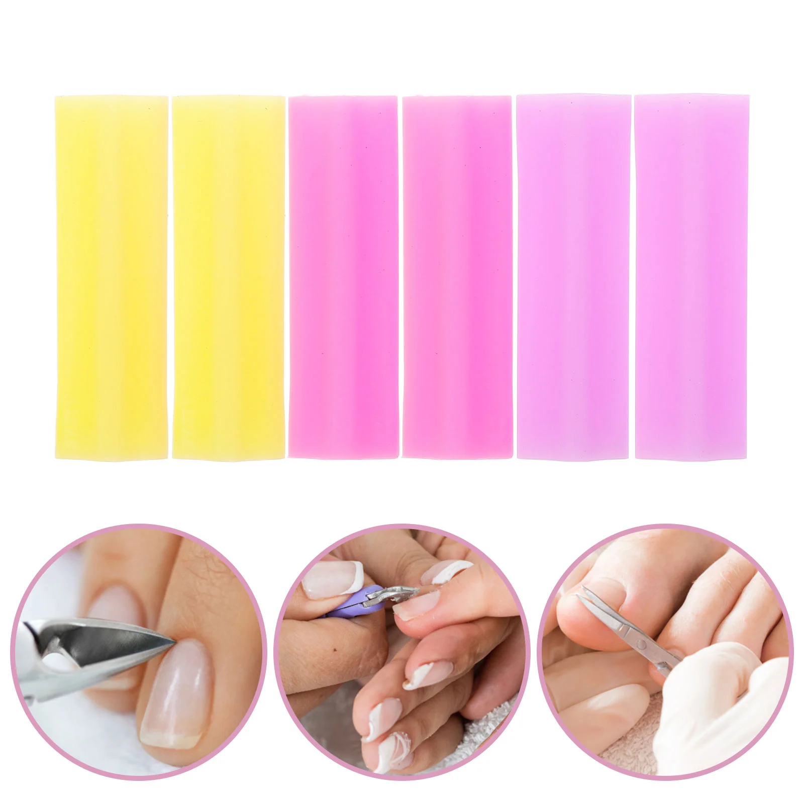 

Eyelash Tweezers Protector Scissors Protection Nail Sleeve Non-slip Head Covers