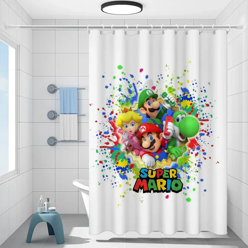 Waterproof Shower Curtain for Bathroom Accessories M-Marioes Curtains for Bedrooms Bath the Home Fabric Shade Opaque Products