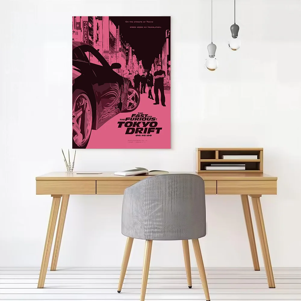 Fast and Furious: Tokyo Drift Movie Printed Canvas Wall Art Customizable Paintings Poster Perfect Gift for Personalized Painting - view 2