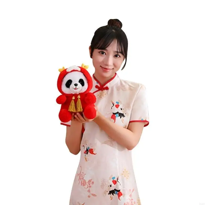 

76HF милая кукла милая панда мягкая игрушка панда мягкая удобная китайская кукла панда игрушка для раннего образования для