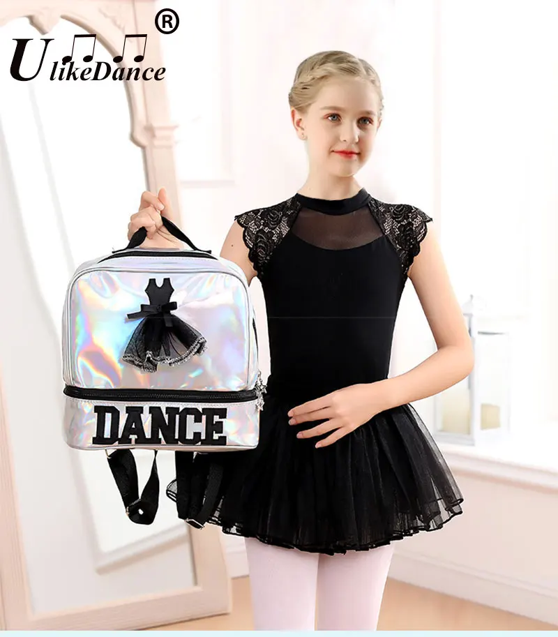 UlikeDance Ballet Girl Ballet Bag for Girl Dance Bag Bailarina Bags Girls Dance Wear for Ballet Core Kid School Backpack Leotard