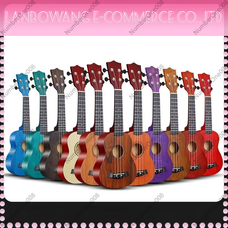 21 23 26 Inch Ukulele Beginner Musical Instrument 4 String Guitar for Kids Adults Gift