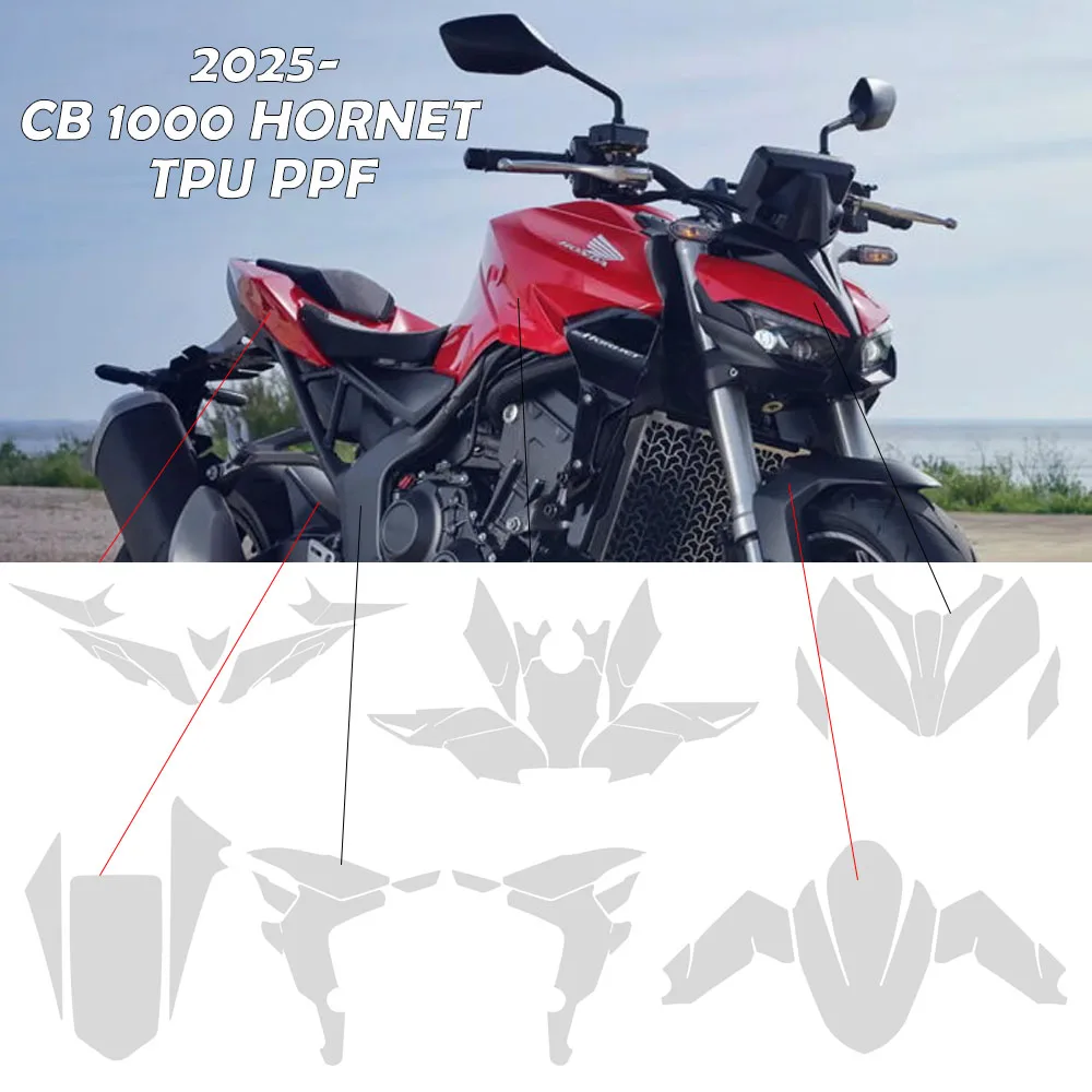 

CB1000 Hornet Motorcycle Protective film Invisible car cover For CB 1000 HORNET SP 2025- PPF TPU Anti scratch Protective film