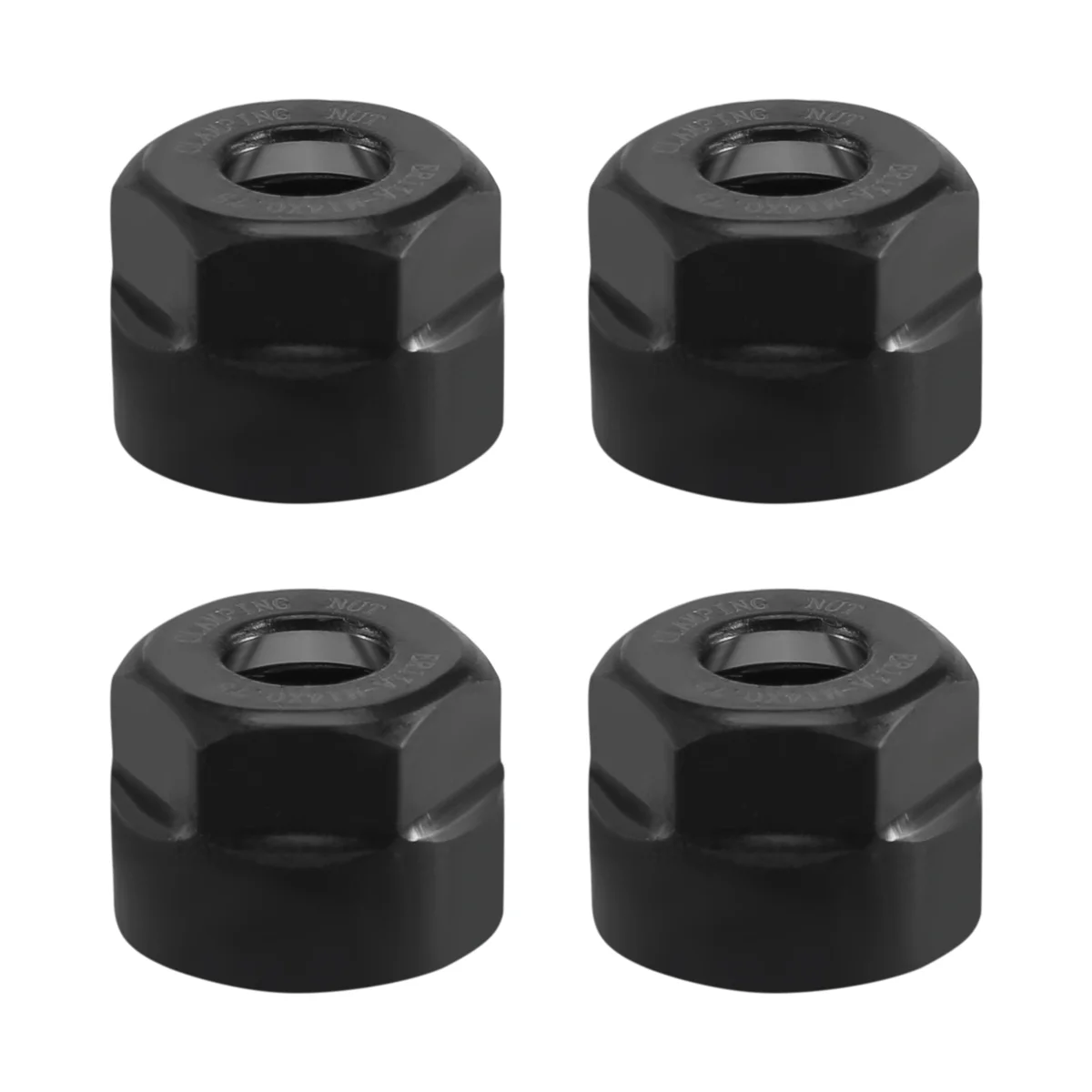 

4Pcs ER11-A Type M14 Thread Collet Clamping Hex Nuts, for CNC Milling Chuck Holder Lathe