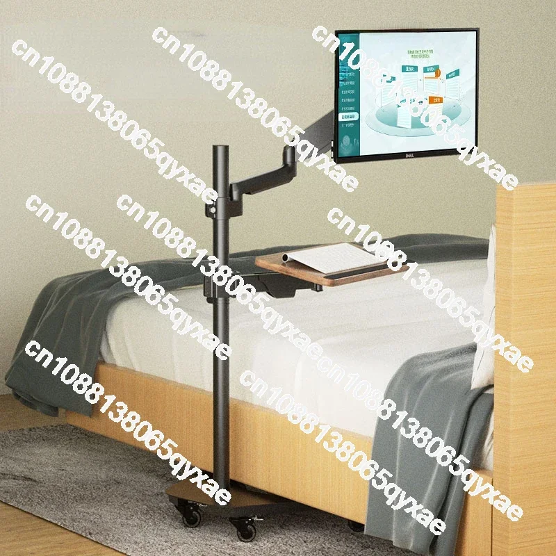 Lying and watching bedside monitor floor-standing bracket moving lazy computer desk suspension mechanical arm