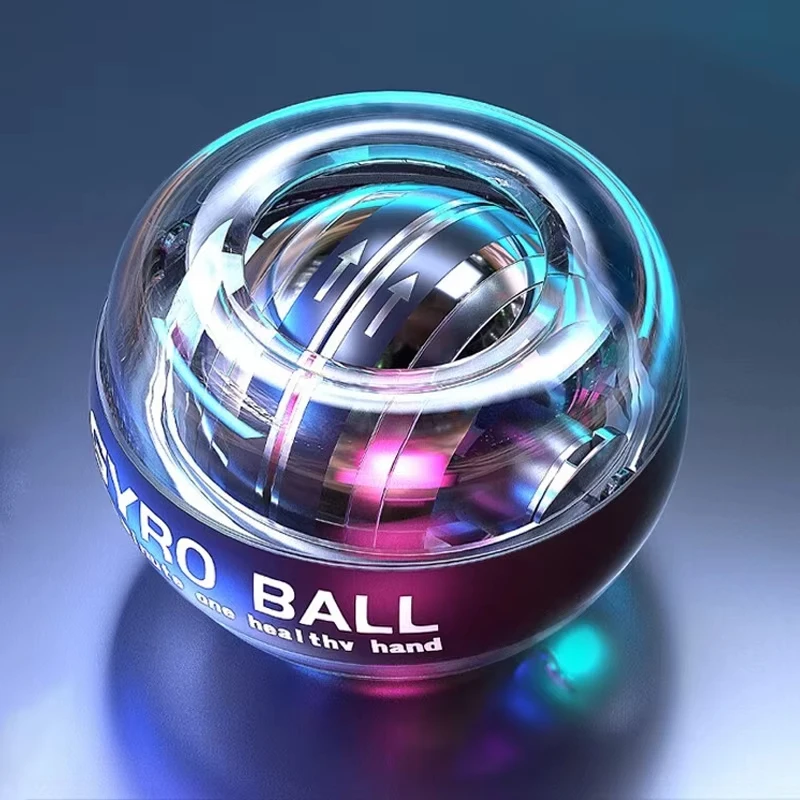 

LED Powerball Wrist Trainer Ball Wrist Strengthener Gyro Self-Starting Forearm Trainer Gyro Ball for Strengthening Muscles