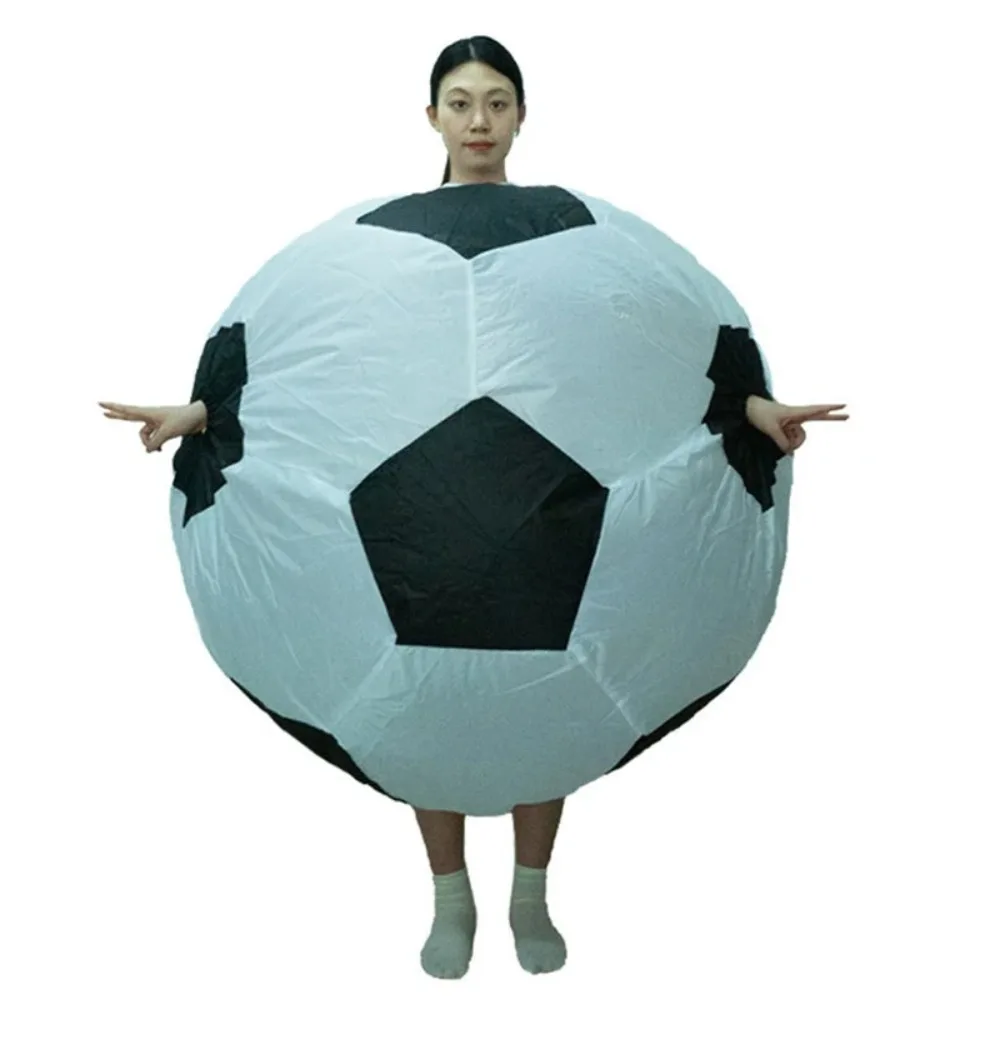 Fantasia Inflável de Futebol p - Cosplay Prop Business avaliação e preço