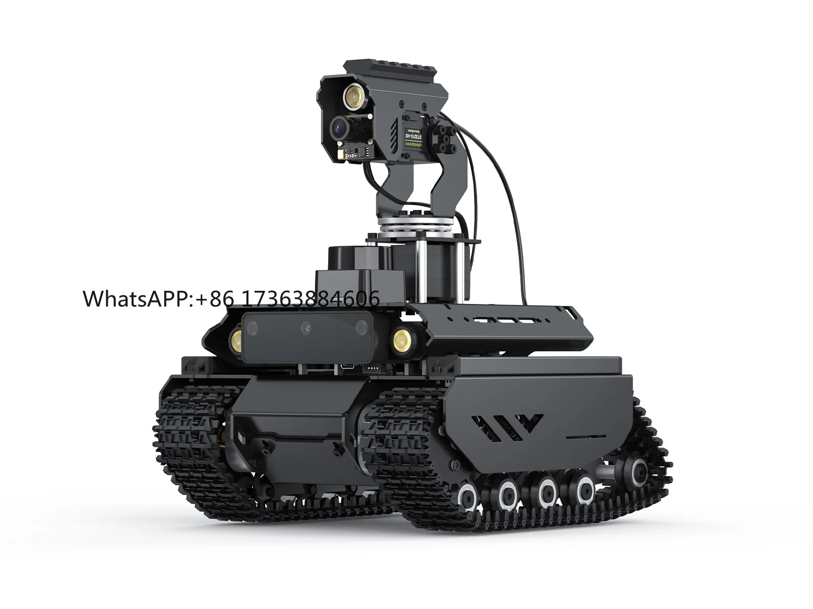 

Комплект Waveshare Beast PT PI5 ROS2 (ЕС) - SKU-28859, внедорожный гусеничный ИИ-робот UGV Beast ROS 2 с открытым исходным кодом