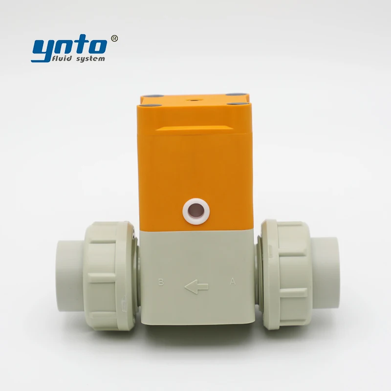 YNTO PPH Pneumatic Diaphragm Valve Compact Lightweight Easy Install CE/ROHS Certified Double Flow for Chemical Pharma Top Qualit