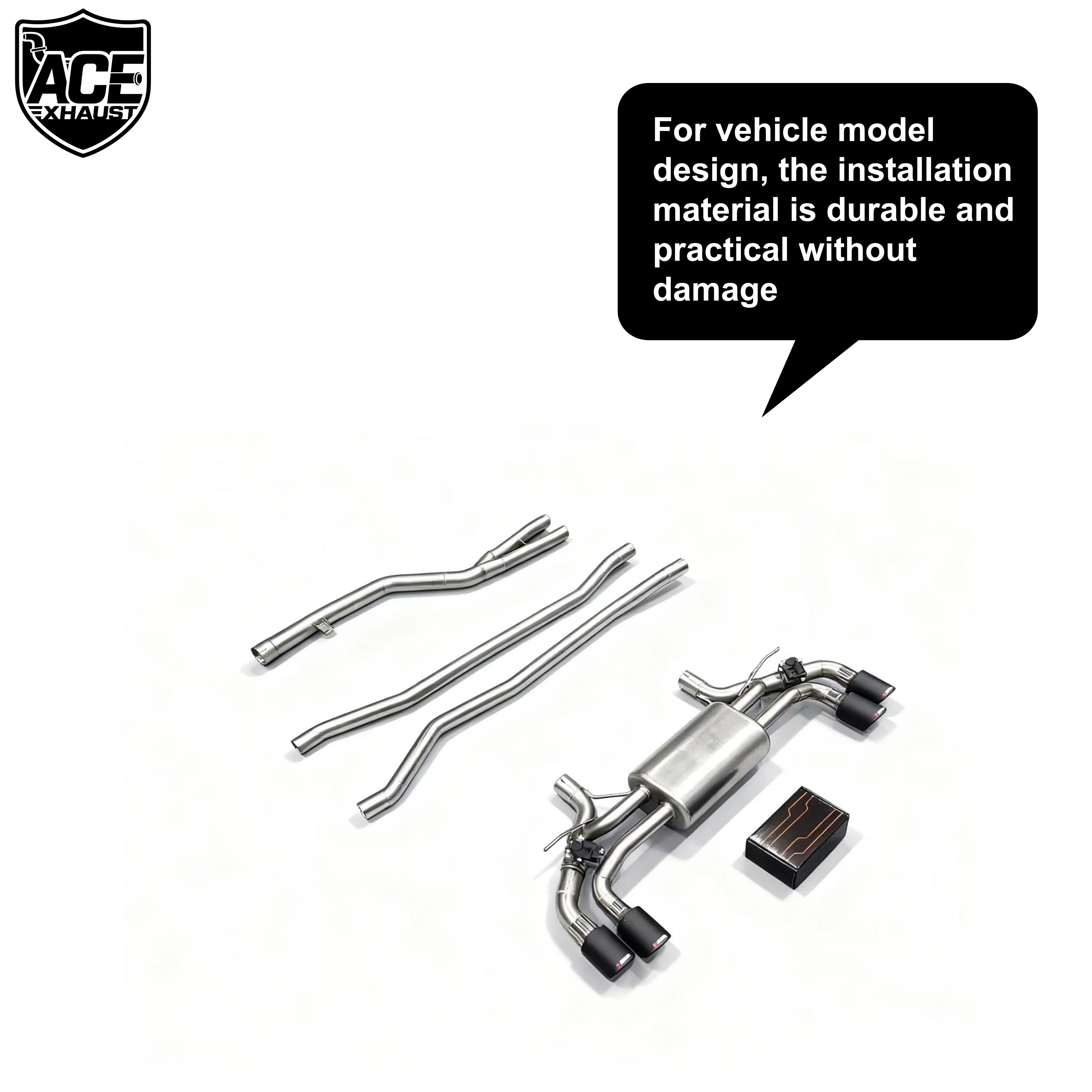 ACE für BMW 540I G30 Klappenauspuff BMW 5er Serie B58 G30 G31 G38 540i 3.0T Plug-and-Play Auspuffrohr mit Klappenschalldämpfer – Detail 9