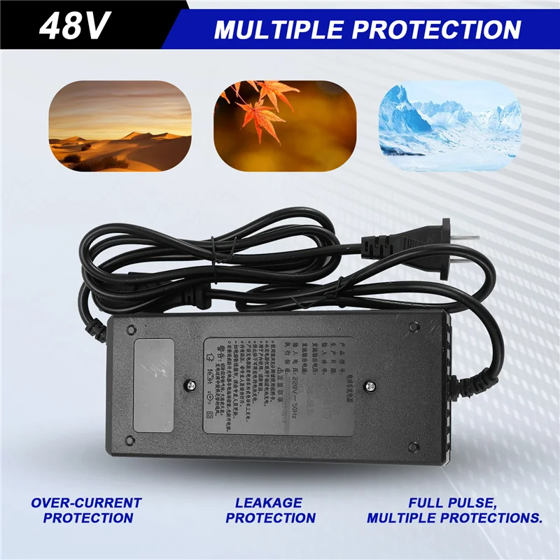 

20AH Electric Vehicle Charger With 7 Light Power Display Current Leakage Protection Lead Acid Charger