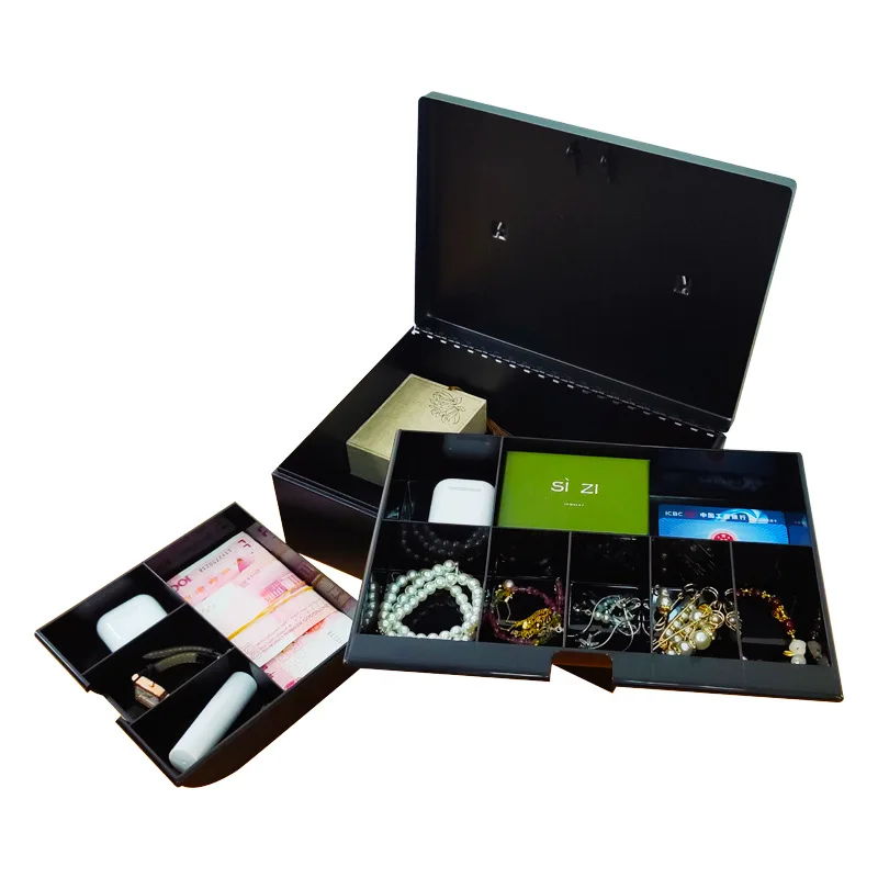 Shield Household Small Cash Box Cash Box Office Mini Storage