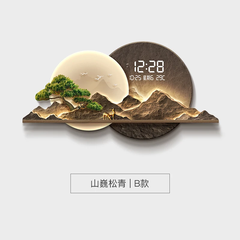 Modern Scandinavisch wandhorloge Digitaal luxe groot formaat Creatief ontwerp Klokmuur Esthetische Xenomorph Horloge Murale Kamerdecoraties
