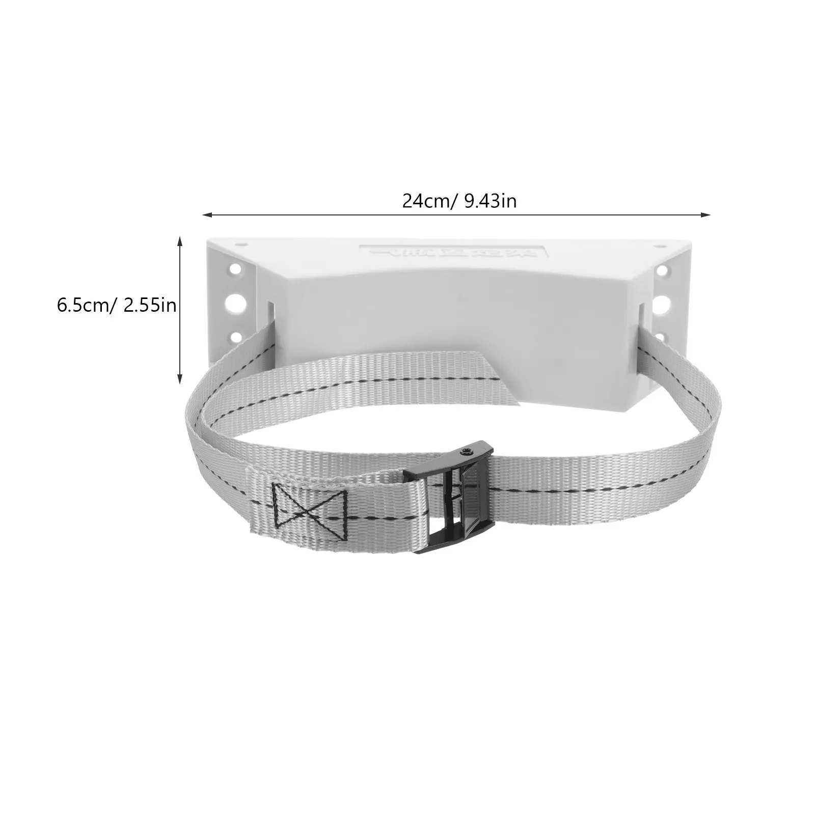 Propane Tank Holder Wall Mounted Gas Cylinder Bracket Heavy Duty Adjustable Strap for 40L Cylinders Lab Boat Ship Use