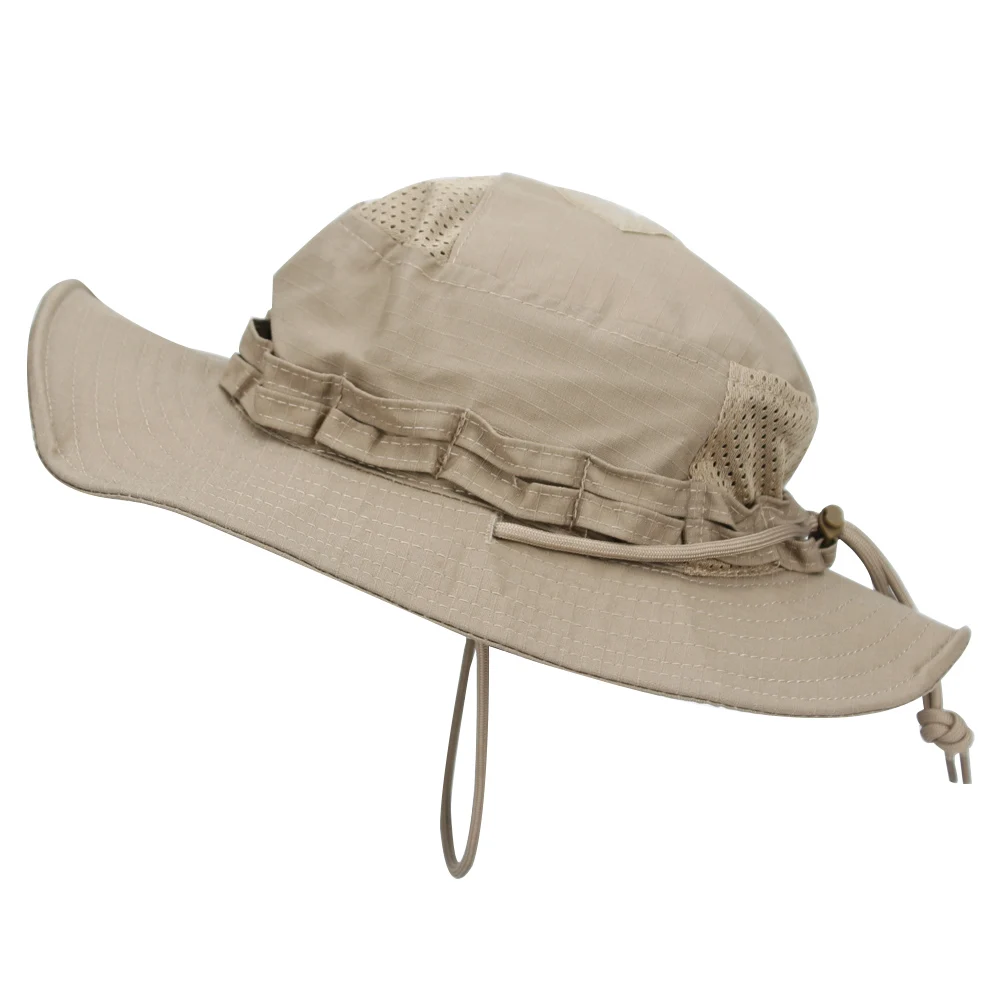 1 Stück/3 Stück Camo Boonie Hut Sonnenschutz Atmungsaktiver Fischerhut Herren Outdoor Wandern Jagd Angeln Winddichter Fischerhut