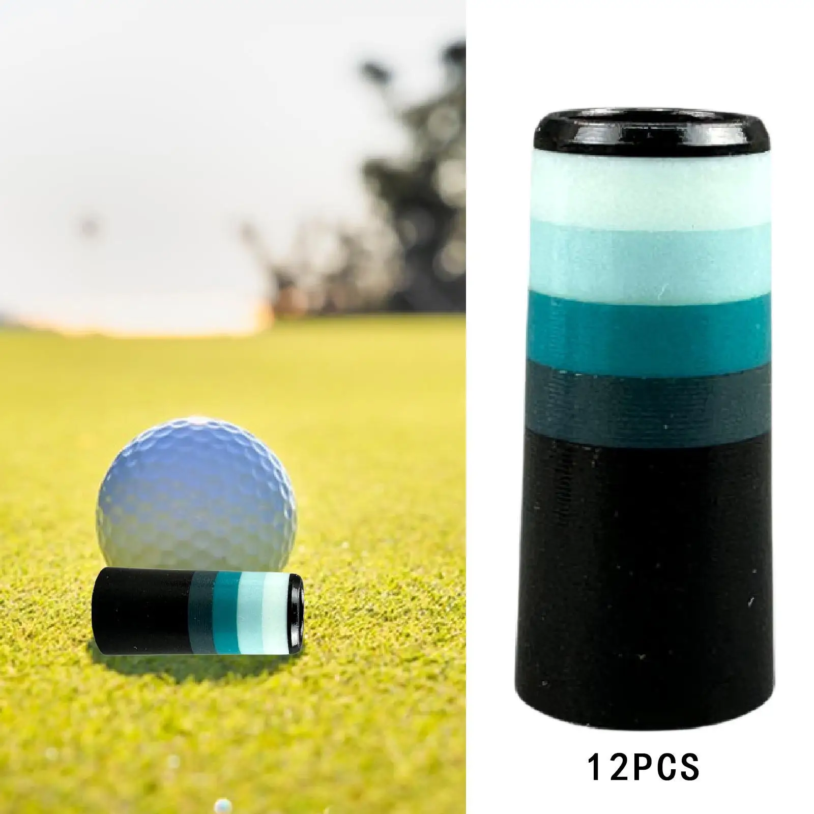 

12 Pieces Golf Iron Ferrules for Iron Wedge for Men Women Golfer Beginner