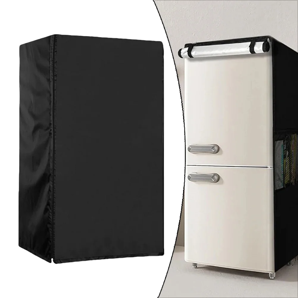 

Защита для холодильника Вертикальный чехол для холодильника 51*51*117 см 210D Ткань Оксфорд Всесезонная защита Защита от пыли