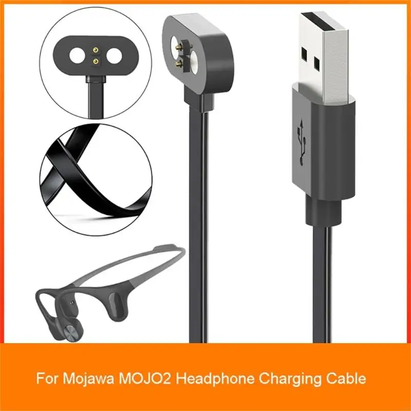 N7MC Compatible For Mojawa MOJO2 Earphone Cord Power Adapter USB Fast Charging Cable Bracket Station Durable