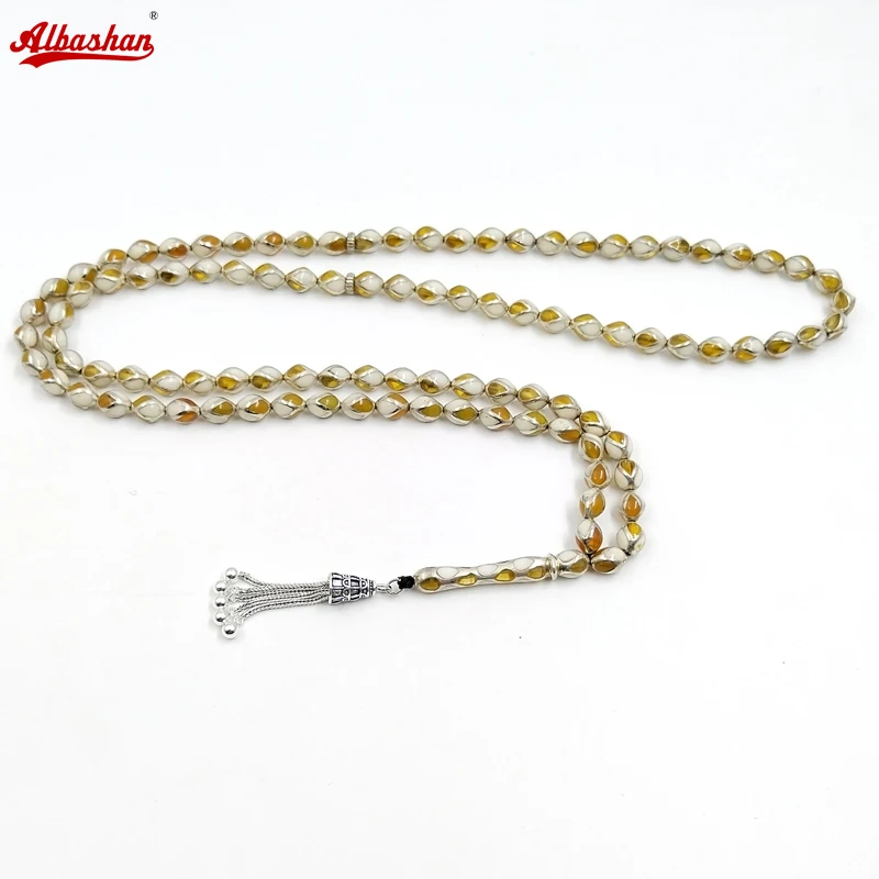 

Tasbih عاج Collection grade Luxurious misbaha 99 prayer beads arabic fashion Ramadan Eid gift bracelet