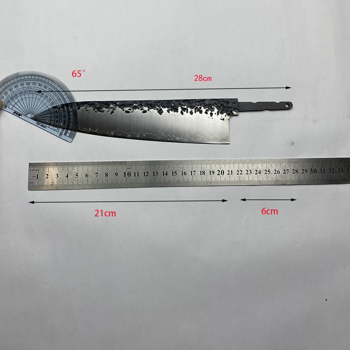 8.3 Inch Blade Without Handle 3 Layers Clad Steel VG10 Sharp Chef Cleaver Meat Slicing Vegetable Gyutou Japanese Kitchen Knife