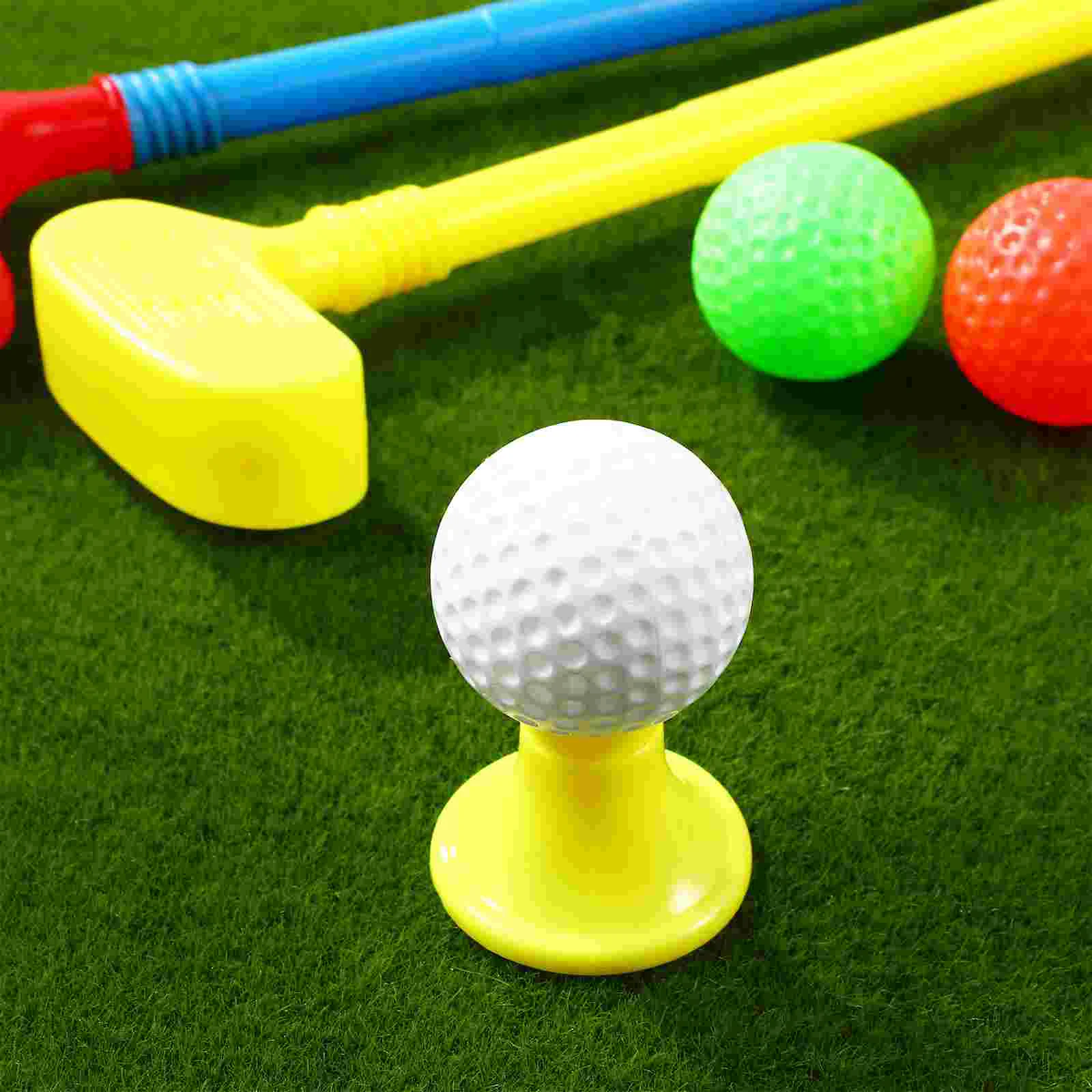 Zestaw zabawek golfowych dla dzieci Edukacyjne plastikowe zestawy zabawek golfowych dla małych dzieci Trawnik na świeżym powietrzu i zabawki sportowe do użytku wewnątrz