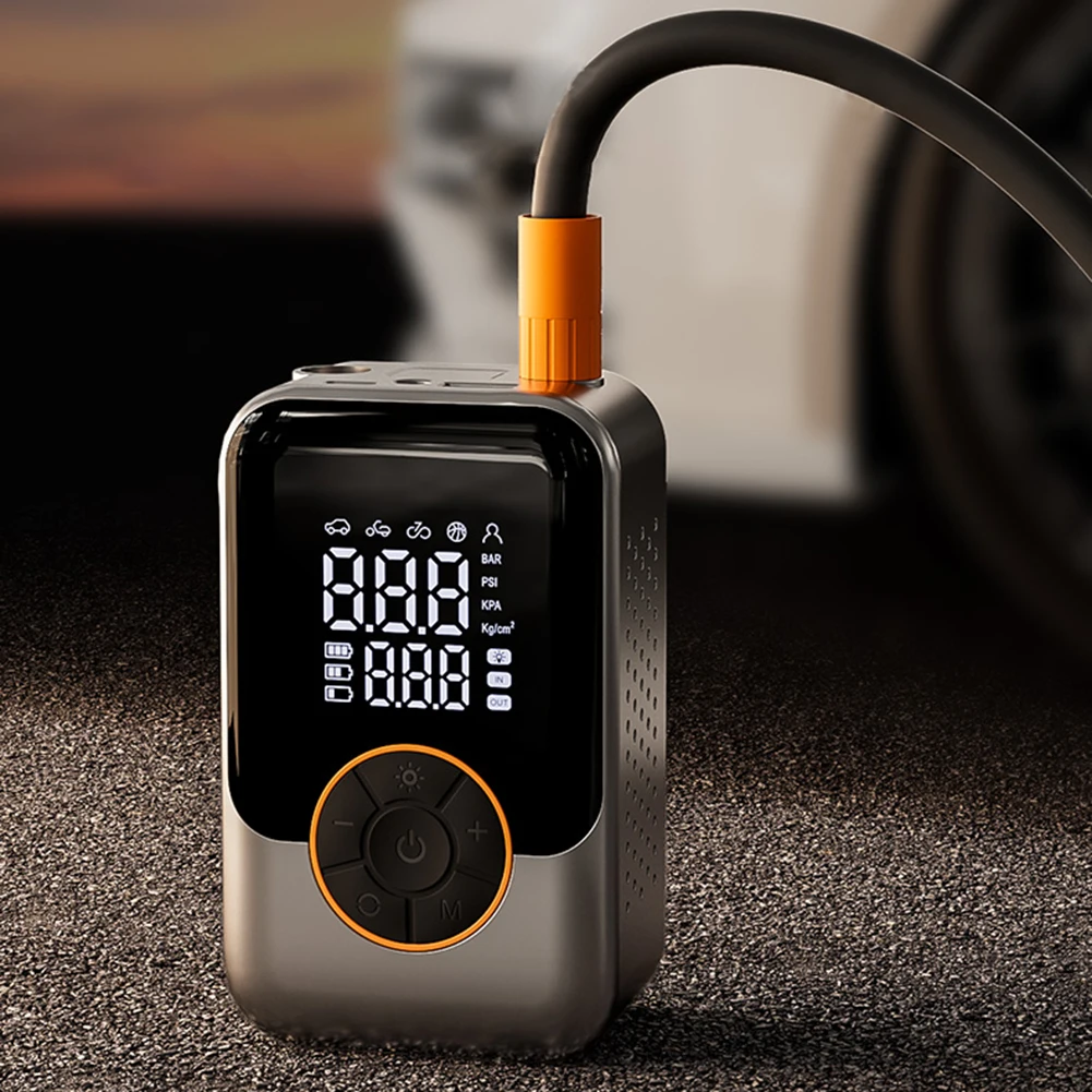 

Air Compressor Portable Inflation Air Pump with LED Display Tire Inflation Pump for Car Bike Motorcycle