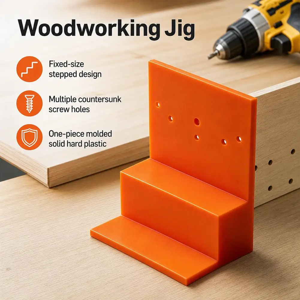 Wardrobe Installation Guide Accurate Positioning Guide with Screwdriver Bit Alignment Guide Stepped Tool Easy to Set Up
