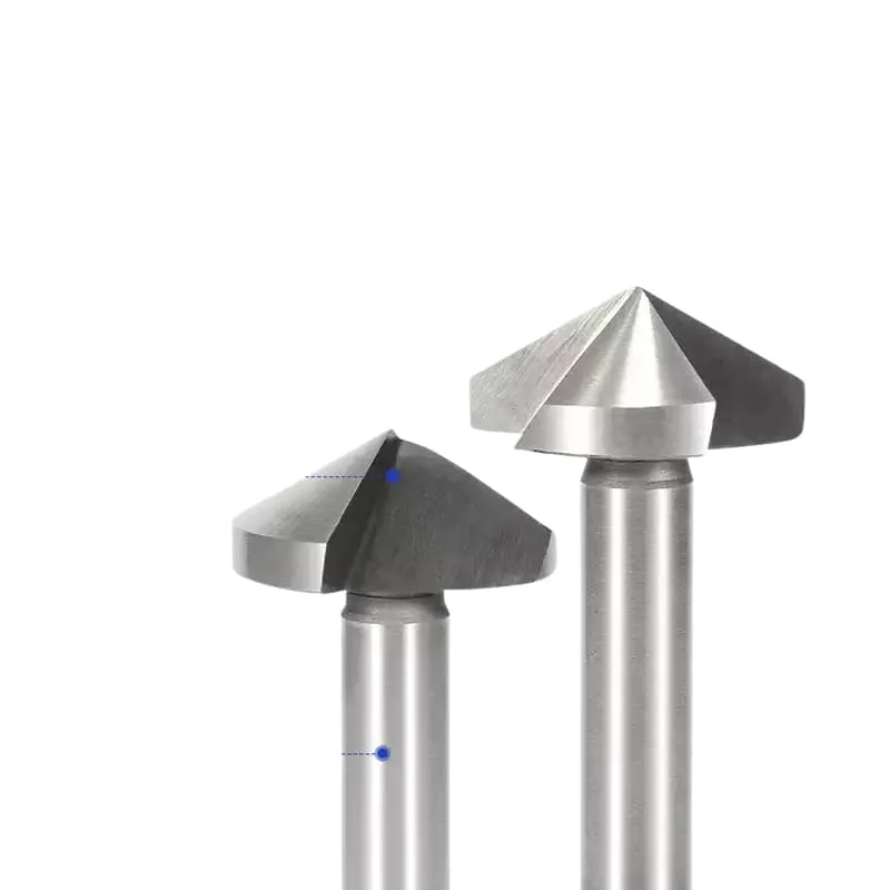 6.3 to 50mm HSS  3Flute Countersink Drill Bit 120 Degree Chamfering Tools Chamfer Cutter Chamfering Cutter Wood Metal Hole Drill
