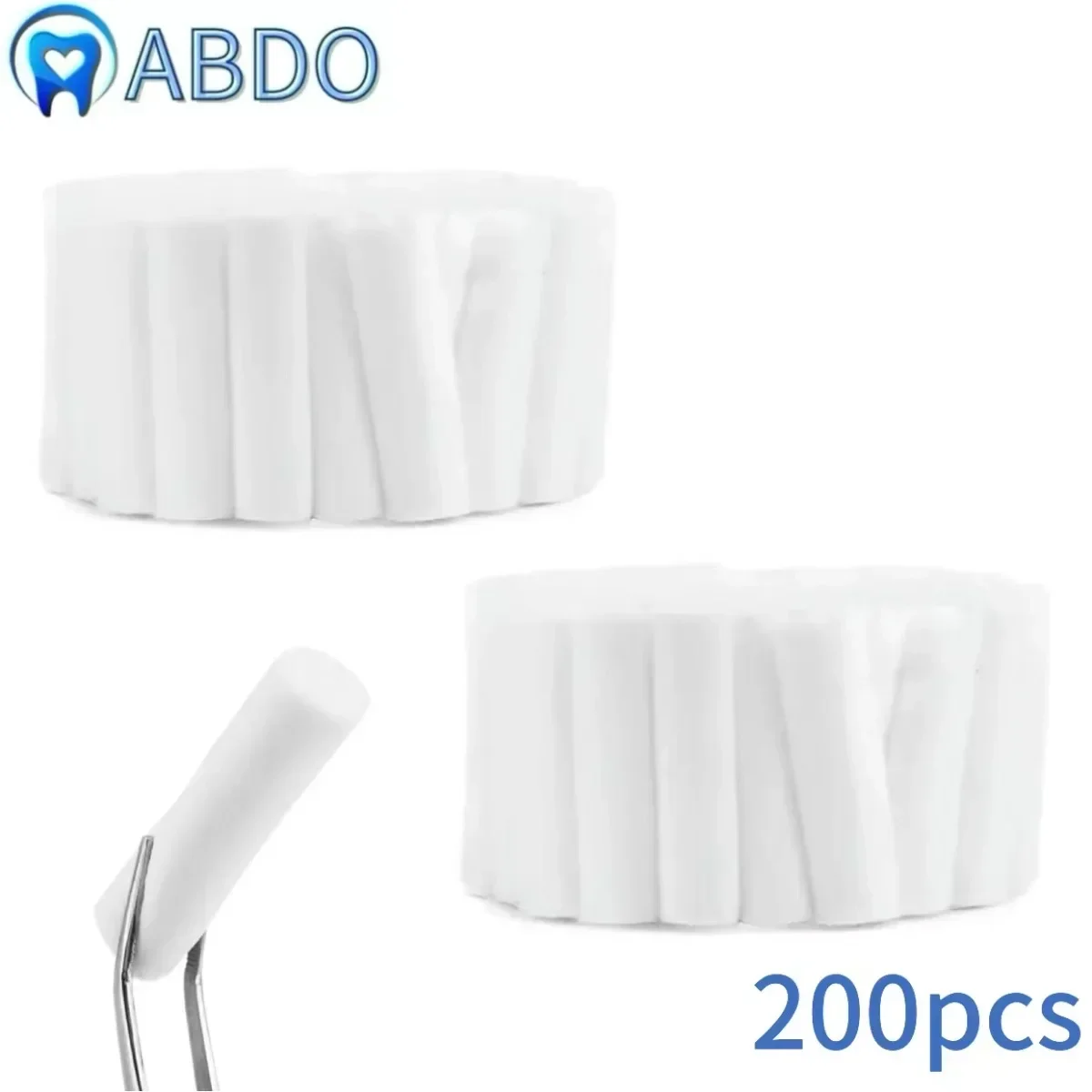 

200Pcs Dental Cotton Roll Dentist Material Teeth Whitening Dentistry Product Surgical Cotton Rolls High Absorbent Tool