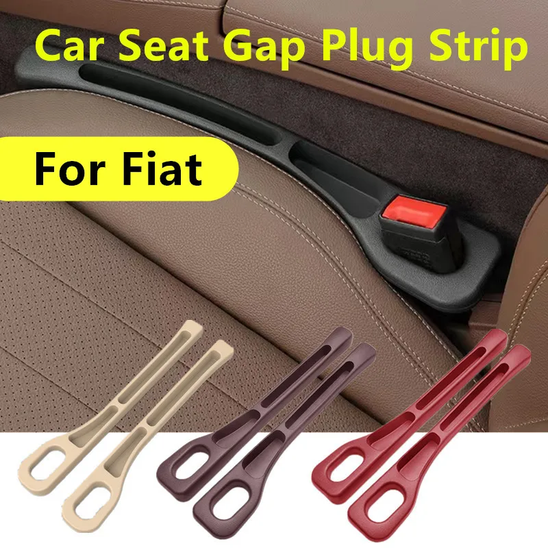 Car Seat Gap Filler Leak-Proof Filling Strip Anti-Drop With Hole Accessory For Fiat Abarth Panda Punto Bravo Tipo Stilo 500 500X