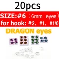 20 piezas tamaño 6 dragón