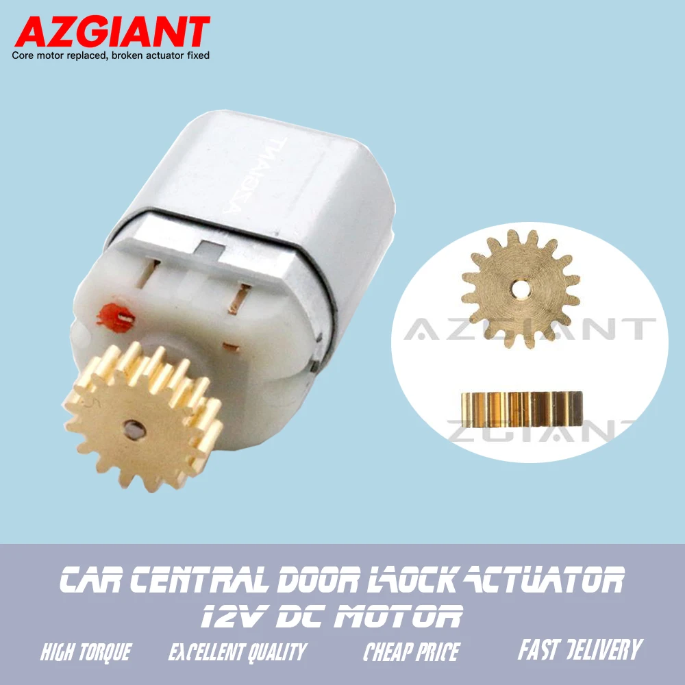 

AZGIANT 16T FC-280SC-20140 For 1990-2005 Renault Clio MK2 II 77021-27213 Car Door Lock Actuator Repair 12V DC Motor Engine