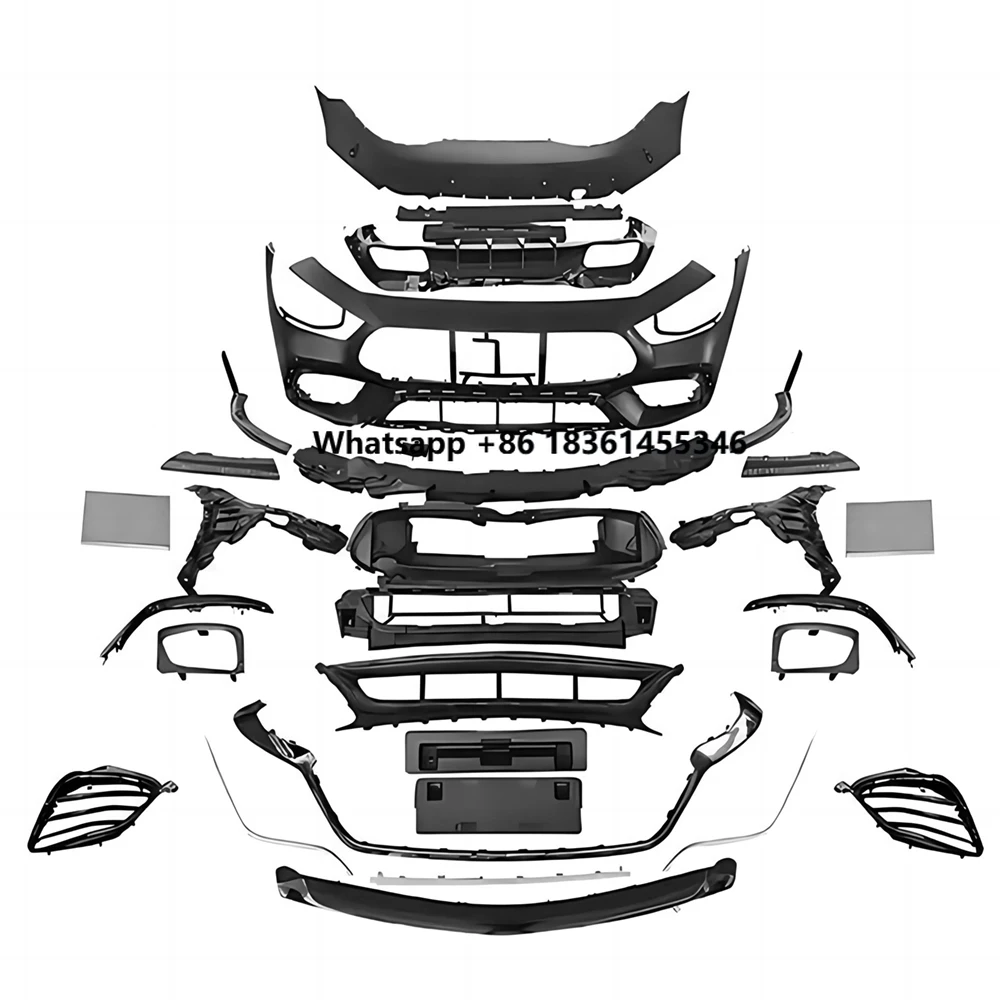 Full Body Kit For  X290 GT GT43 GT53 Upgrade to GT63S Front Rear Bumper Muffler Tip