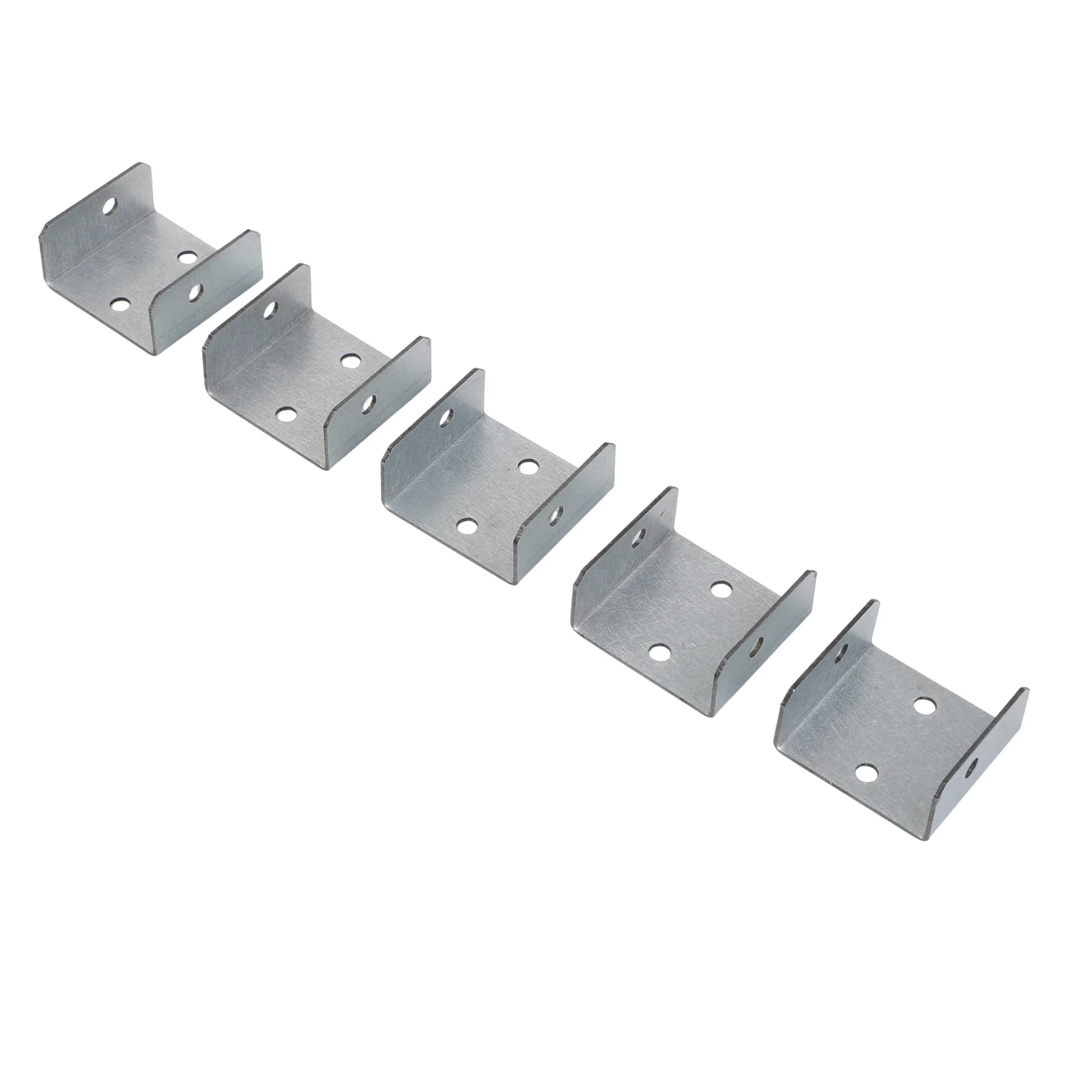 Galvanized Steel Fence Clips 20 Pack for Securely Attaching Trellis to Timber Posts Suitable for Panels Up to 45mm Thickness
