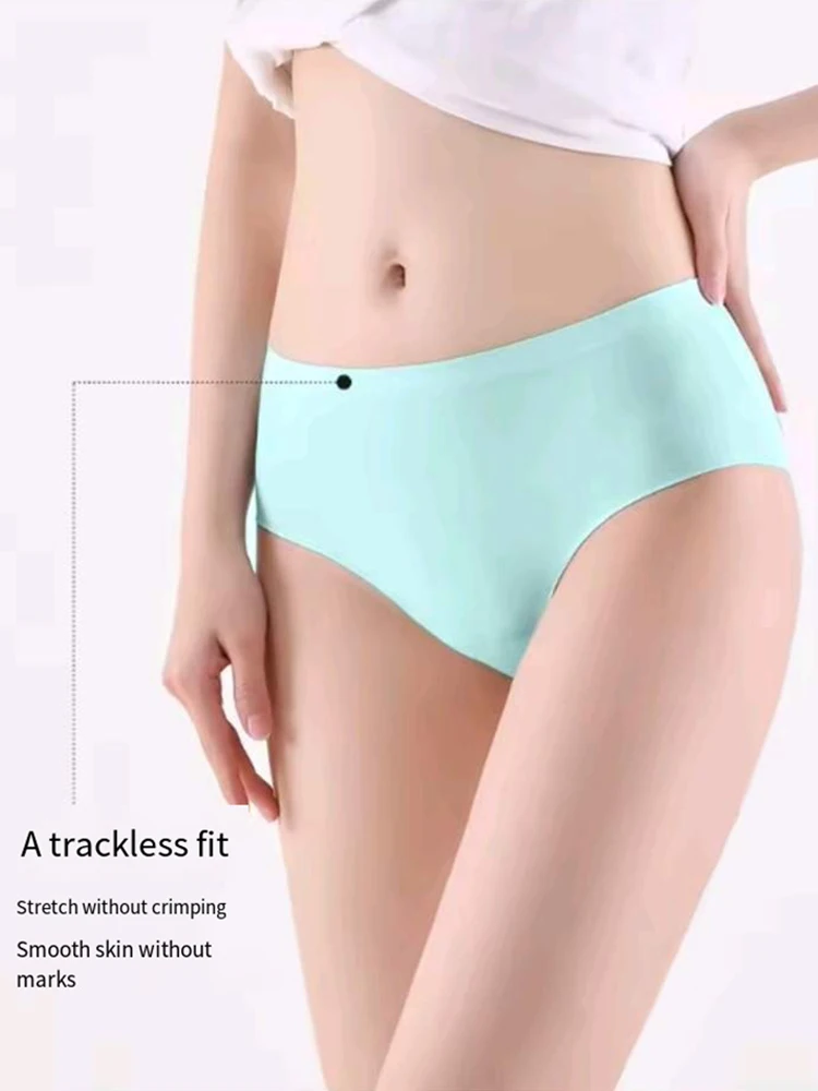 Seamless Panty Set Underwear Female Comfort Intimates Fashion Ladies Low-Rise Briefs Panties Women Ultra Thin Sexy Lingerie