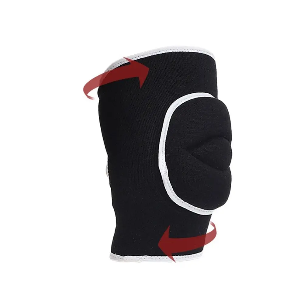 Genouillère élastique en nylon pour homme, accessoires de sport, équipement de sport, soutien du genou, danse, manche, éponge, genouillère