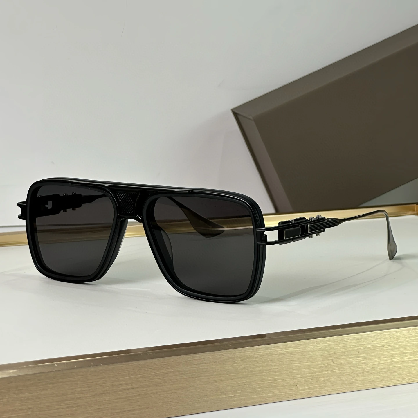 Platz Lentes de sol hombre Legierung Reise GRAND DECADE DREI Mode männer Sonnenbrille DTS 461Stilvolle frauen Sonnenbrille