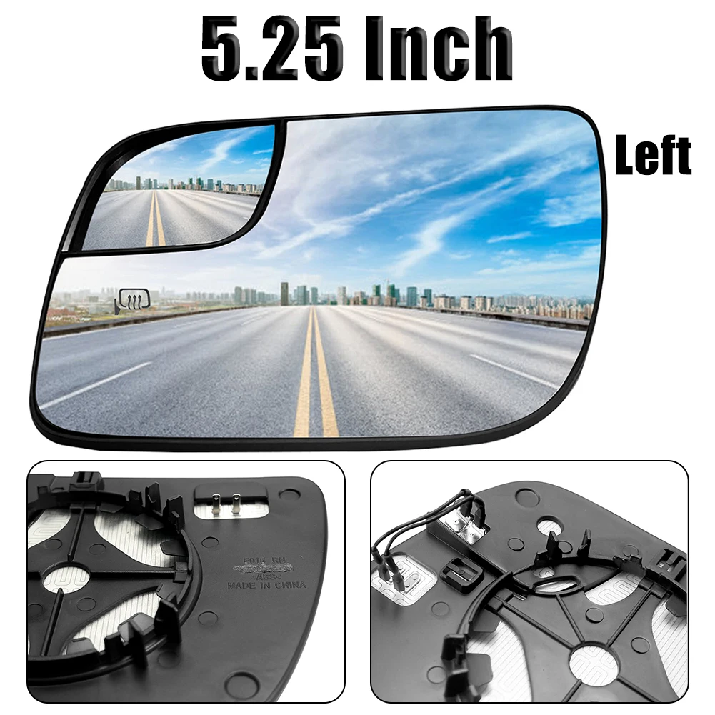 

Rearview Mirror Glass Versatile Rearview Mirror Glass Heated for Ford Explorer 2011 2019 Right / Left 525 Inch