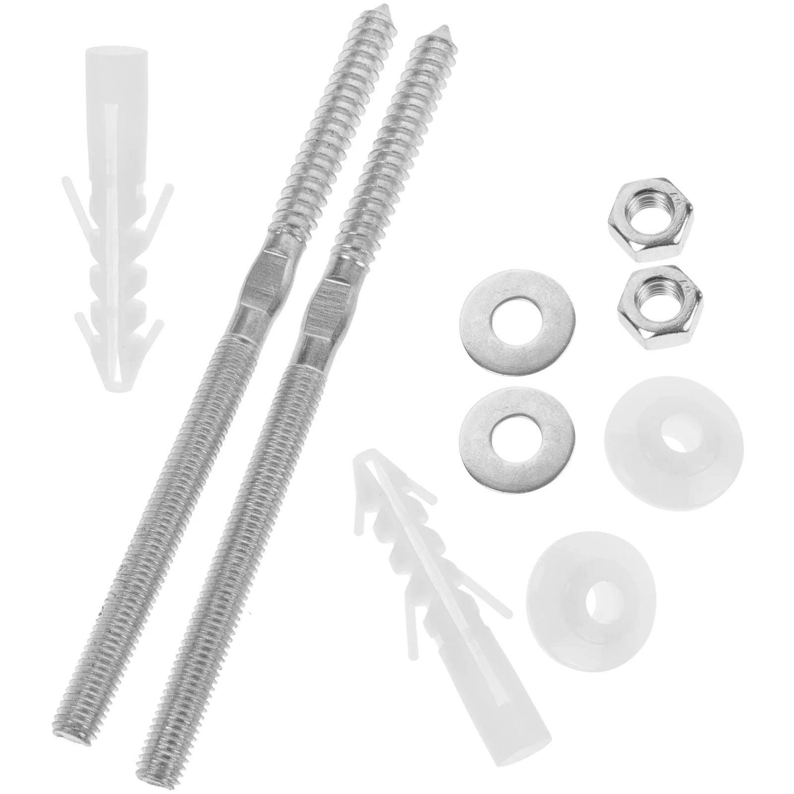 

1 Set Of Extended Basin Screw Kit For Kitchen Wash Basin Fixing Replacement Parts Fastening Tool Abs Iron Gasket Antiloosening