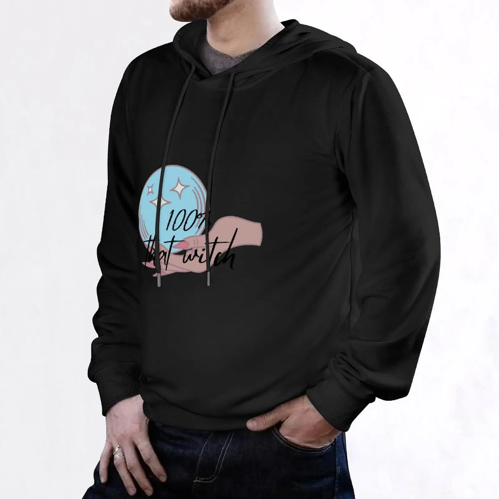 100% that witch Hoodie blouse men's clothing hooded shirt men clothes autumn hoodie