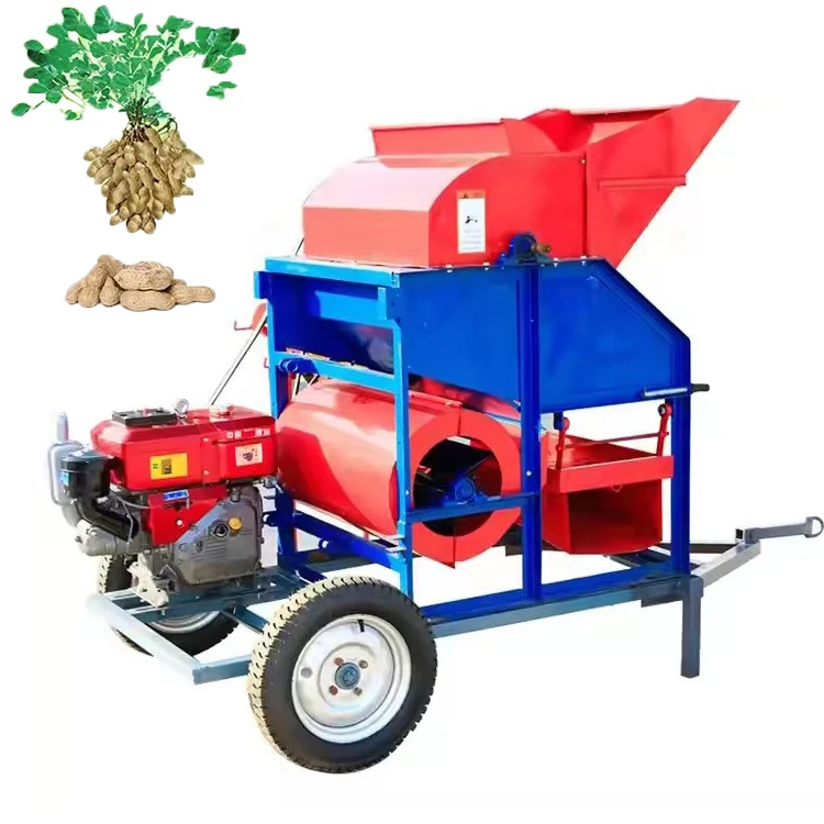 Farm Diesel Power Agricultural Harvest Groundnut Picking Machine/ High Efficiency Peanut Picker Machine