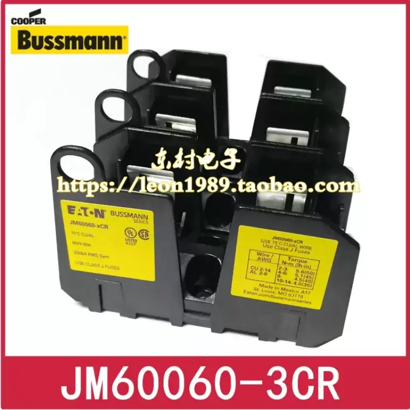 Bussmann fuse holder J/JM60060-3CR-2CR-1CR-xCR 60A 600V