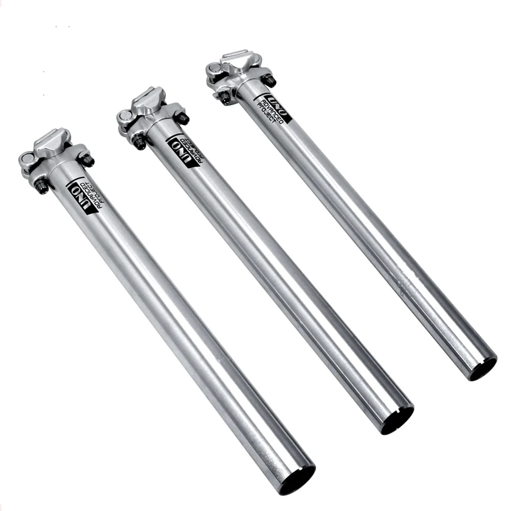 UNO-Tige de dégager ultralégère en aluminium pour vélo de route et VTT, tube de siège de bicyclette, dimensions 25.4/27.2/28.6/30.9/31.6x350/400mm