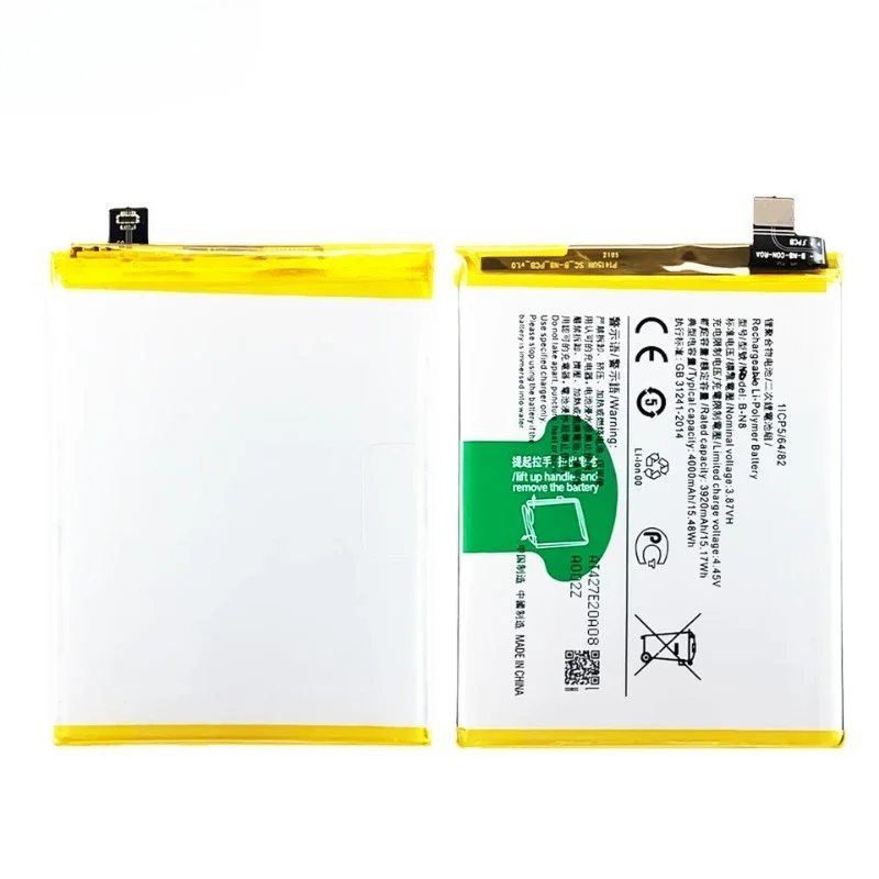 B-N8 for VIVO V20(2021)/V20 Pro Phone Battery 0 Cycle High Quality High Capacity Replacement Bateria Grade A Cell with Tools