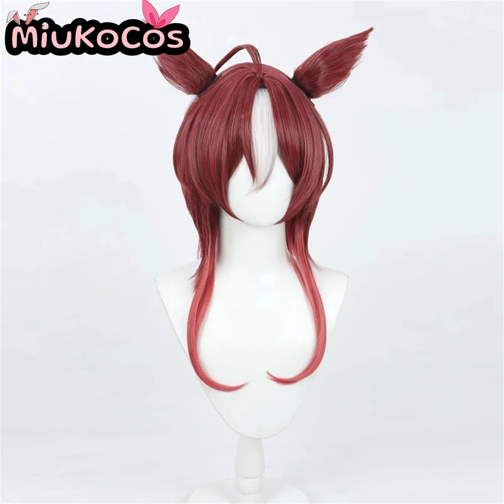 EN STOCK, perruque de cosplay arabe avec oreilles et queue MiukoCosplay Game Umamusume: joli Derby Cosplay