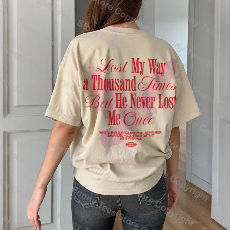 Christian Streetwear T-Shirts for Men Women Retro Aesthetic Bible Verse T Shirt Oversized Cotton Jesus Faith Tee Religious Gifts